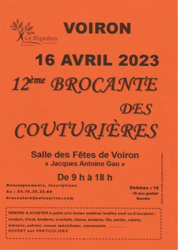 Brocante des couturières