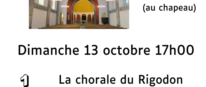 Concert caritatif 13 octobre 2024